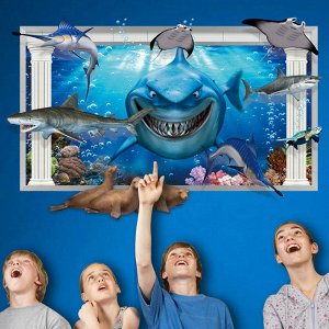 3D Наклейка аквариум "В поисках Немо"