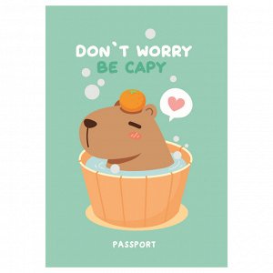Обложка для паспорта MESHU ""Capybara"", ПВХ, 2 кармана