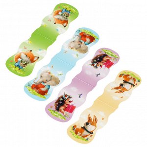 Закладка - магнит для книг, 35*130мм, ArtSpace ""Lovely animals""