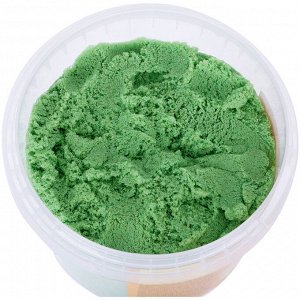 Песок для лепки Мульти-Пульти ""Магический песок"", зеленый, 500г, 2 формочки