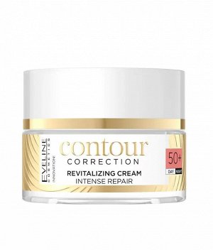 EVELINE CONTOUR CORRECTION Восстанавливающий крем - сильная регенерация 50+ день/ночь 50мл