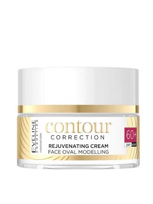 EVELINE CONTOUR CORRECTION Омолаживающий крем - моделирование овала лица 60+ день/ночь 50мл