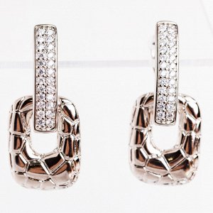 Серьги бижутерия родирование XJ 50142