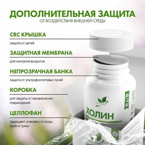 Холин NaturalSupp Choline 240мг - 60 капс