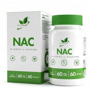 Цистеин NaturalSupp NAC 600мг - 60 капc.