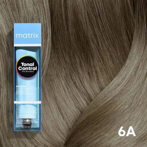 Матрикс Гелевый тонер с кислотным РН для волос 6A Темный Блондин Пепельный Matrix Tonal Control 90 мл