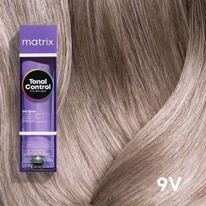 Матрикс Гелевый тонер с кислотным РН для волос 9V Очень Светлый блондин Перламутровый Matrix Tonal Control 90 мл