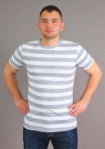 Футболка Мужская(полоска серая) арт.3-461