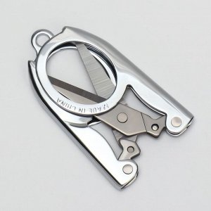 Ножницы маникюрные, прямые, складные, 9 см