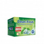 Таблетки для посудомоечных машин &quot;Clean&amp;Fresh&quot; Allin1 (mini) 15 штук