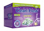 CLEAN&amp;FRESH Таблетки для посудомоечных машин 5в1 &quot;Clean &amp; Fresh&quot;  30шт (mini tabs)