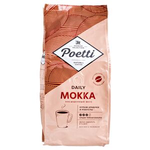 Кофе POETTI DAILY MOKKA 1 кг зерно
