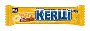 Батончик 3780 злаковый "KERLLI" с бананом в молочном шоколаде 50г  шт.