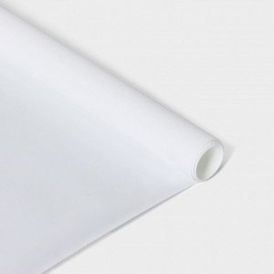 Коврик противоскользящий LaDо́m Elegiam, 30x150 см, белый