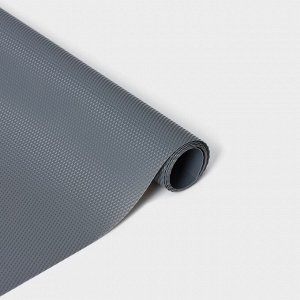 Коврик противоскользящий LaDо́m Elegiam, 30x150 см, серый