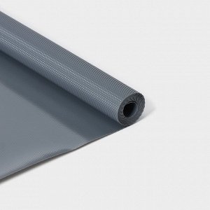 Коврик противоскользящий LaDо́m Elegiam, 30x150 см, серый