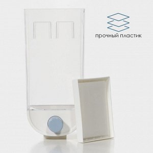 Контейнер с дозатором для хранения сыпучих продуктов RICCO, 11,8?9,5?25,5 см, 1,5 л, белый