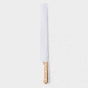 Нож кухонный Доляна «Поварская тройка» лезвие 33 см, деревянная ручка