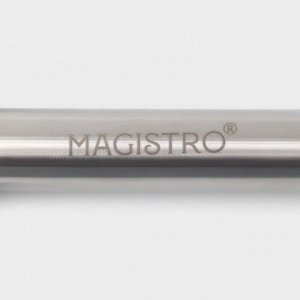 Овощечистка Magistro Solid, нержавеющая сталь, хромированная