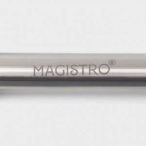 Овощечистка Magistro Solid, нержавеющая сталь, цвет хромированный