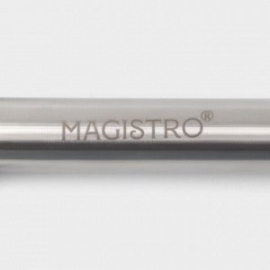 Овощечистка Magistro Solid, нержавеющая сталь, цвет хромированный