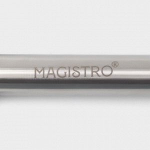 Овощечистка Magistro Solid, нержавеющая сталь, хромированная