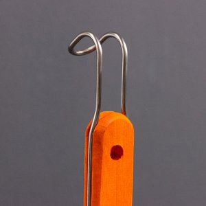 Корзинка для приготовления картошки фри, 31см, дерев ручка