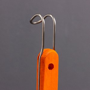 Корзинка для приготовления картошки фри, 25см, дерев ручка