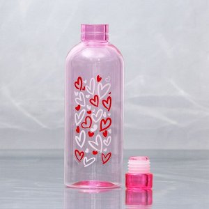 Бутылка для воды LOVE, 700 мл