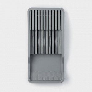 Лоток для кухонных приборов Magistro Harm, 42,5x20,5x5,2 см, раздвижная, цвет серый