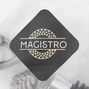 Пробка для бутылки Magistro «Фламинго», 11 см, серебристая