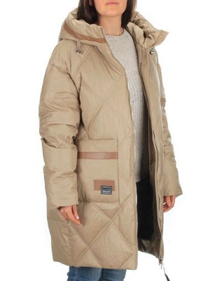 9782 BEIGE Куртка зимняя женская (200 гр. холлофайбера)