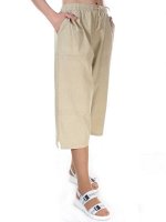 Y-16 LT.BEIGE Капри женские A&amp;Q
