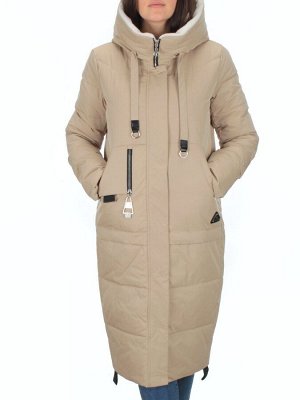 2270 BEIGE Пальто зимнее женское (200 гр. тинсулейт)