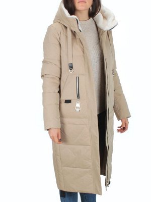 2270 BEIGE Пальто зимнее женское (200 гр. тинсулейт)