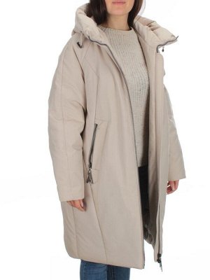 M-9097 BEIGE Пальто зимнее женское CORUSKY  (верблюжья шерсть)