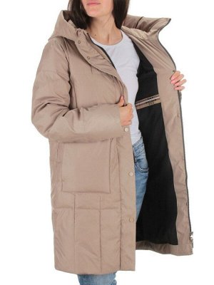 22342 DK.BEIGE Куртка зимняя женская (150 гр. холлофайбера)