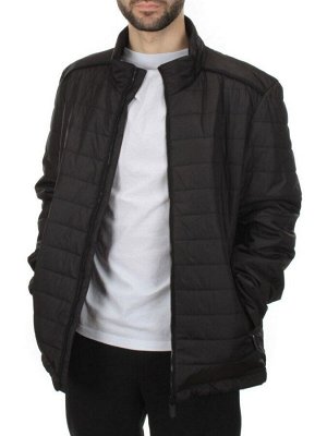 1520 BLACK Куртка мужская демисезонная (80 гр. холлофайбер)