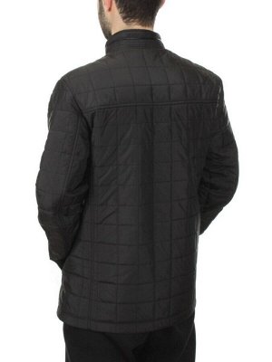 1561 BLACK Куртка мужская демисезонная  (70 гр. холлофайбер)