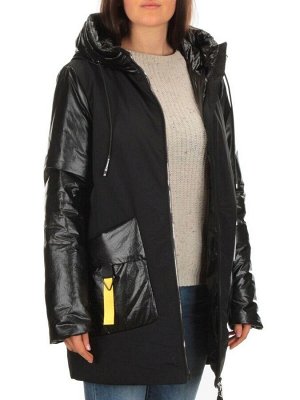 BM-926 BLACK Куртка демисезонная женская (100 гр. синтепон)