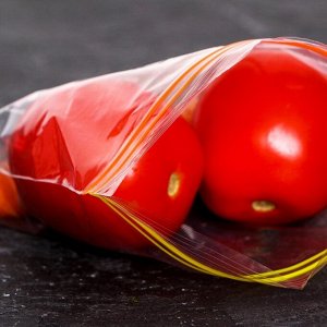 Пакет для заморозки с двойным zip-lock замком 16*14см, 10 шт