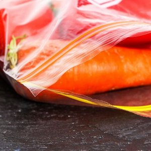 Пакет для заморозки с двойным zip-lock замком 18*20см, 10 шт