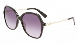 Солнцезащитные очки премиум качества женские ЛонгЧамп / LONGCHAMP LO705S 001 black grey