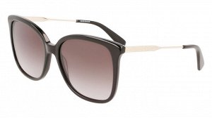 Солнцезащитные очки премиум качества женские ЛонгЧамп / LONGCHAMP LO706S 001 black brown
