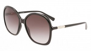 Солнцезащитные очки премиум качества женские ЛонгЧамп / LONGCHAMP LO711S 001 black brown
