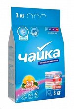 Чайка порошок стиральный 3кг автомат 3в1 д/вс.тип.белья лимон м/уп 1шт / 4шт / 009248 Код: УТ-00536687