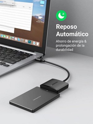 Конвертер USB-A 3.0 to 3.5''/2.5" SATA, Ugreen