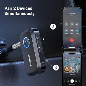 Ресивер - адаптер автомобильный Bluetooth, аудиоприемник для домашних стерео устройств Ugreen