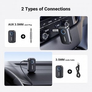 Ресивер - адаптер автомобильный Bluetooth, аудиоприемник для домашних стерео устройств Ugreen