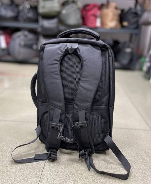 Рюкзак мужской черный с 2мя ручками